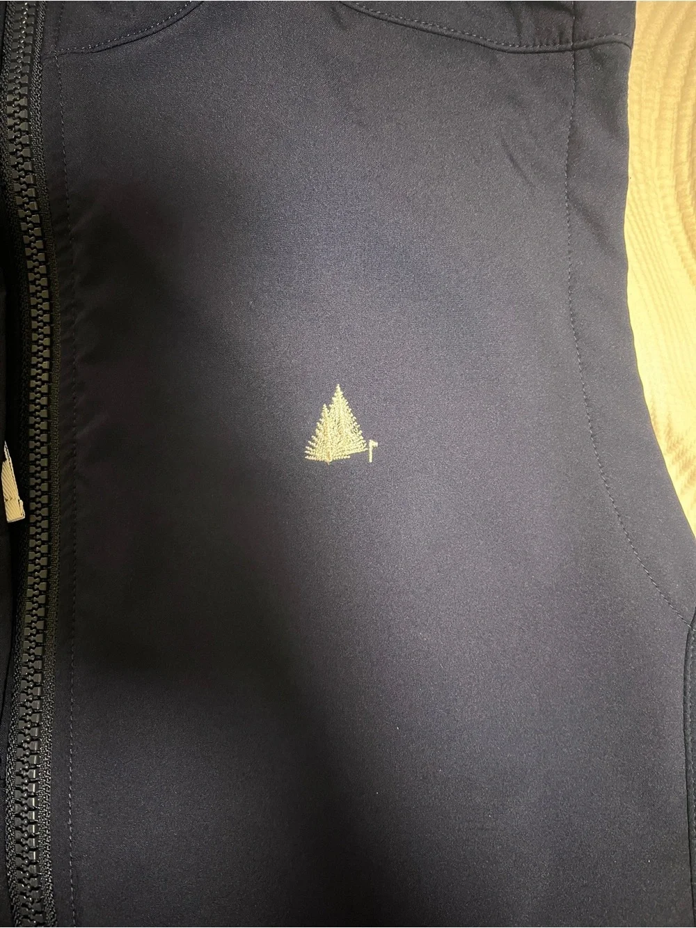 B.Draddy Golf Zipper Vest Navy Glen Arbor Golf Club